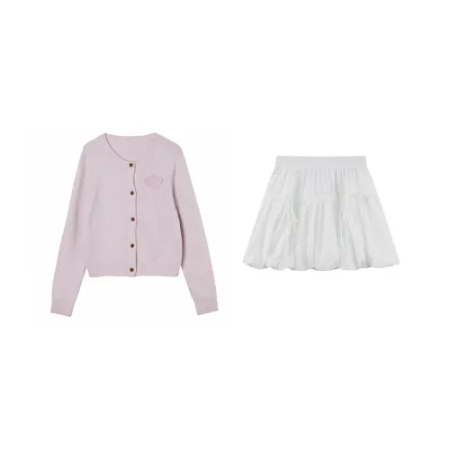 Udon House Two Piece Skirt Sets Women
s