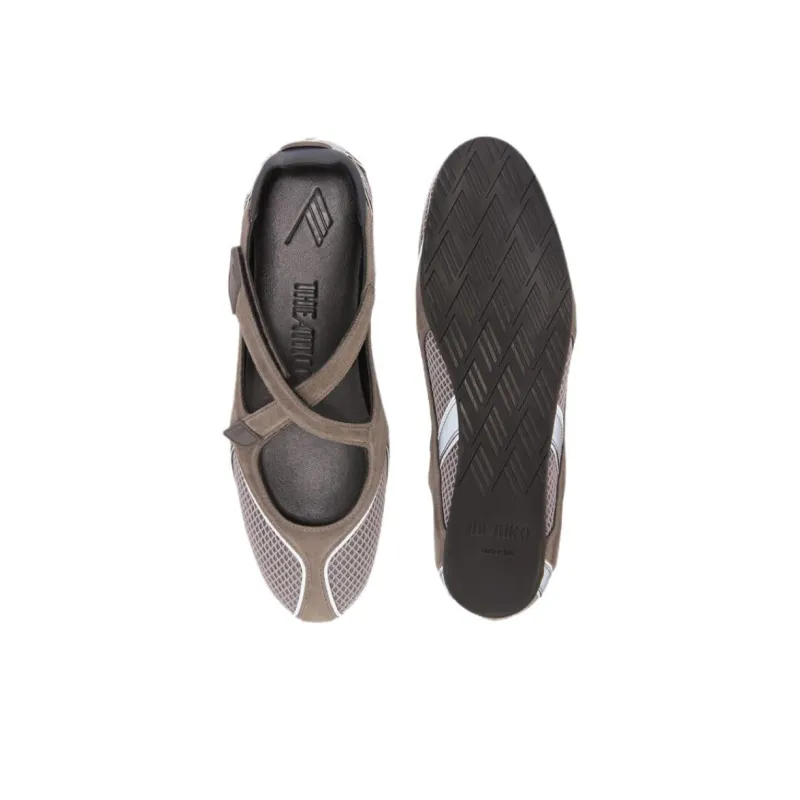 The Attico ''FLOOR 01'' Casual Single Shoes Women's Gray-2