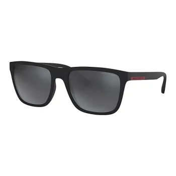 ARMANI EXCHANGE Square Frame Sunglasses Dark Grey & Black