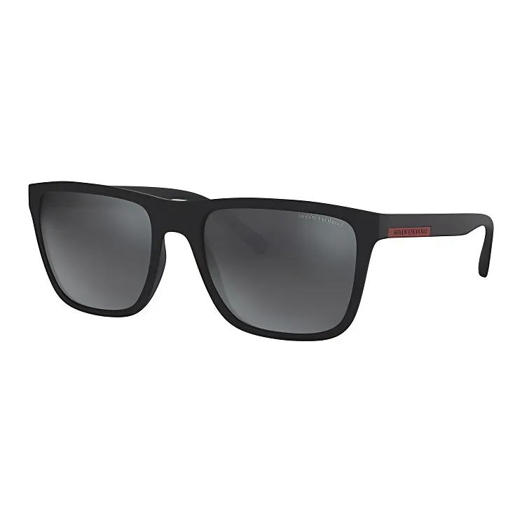 ARMANI EXCHANGE Square Frame Sunglasses Dark Grey & Black-0
