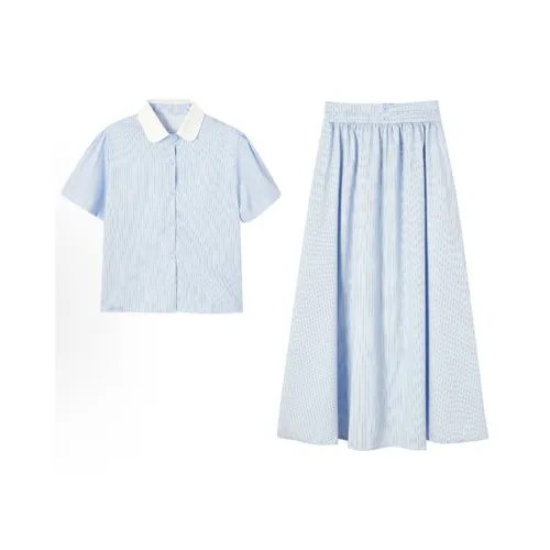 AFGGD Two Piece Skirt Sets Women's