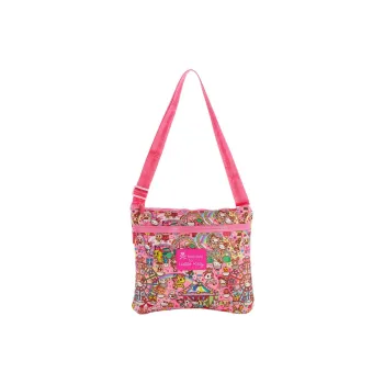 Sanrio Tokidoki Collaboration Neoprene Shoulder Bag Women's Pink