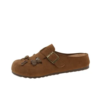 KLAOSD Abrasion Resistant Slip Resistant Closed Toe Slippers Women's