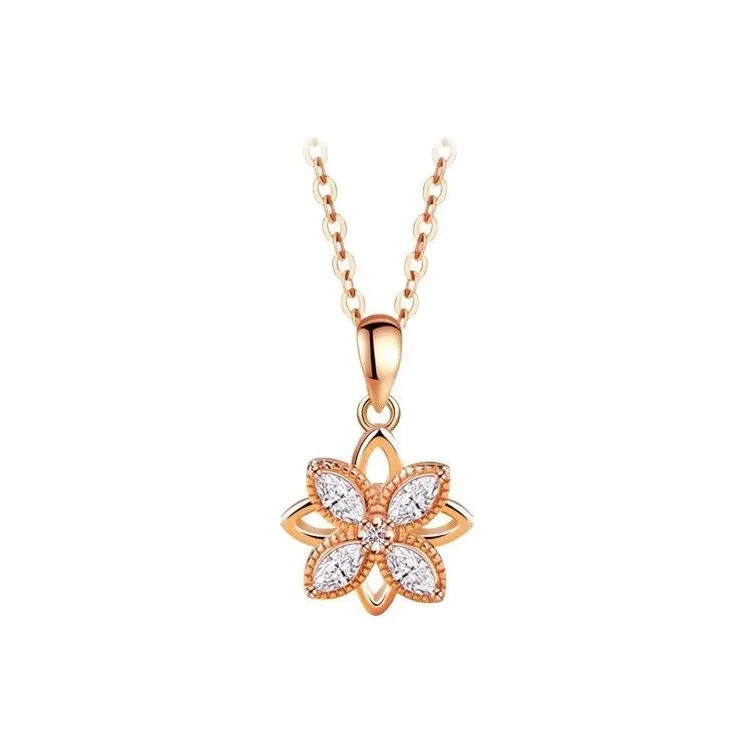 DAWO 925 Sterling Silver Necklaces Women's-0