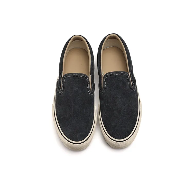 Fang Sanhuo Coverage Slip Resistant And Abrasion Resistant Low Top Skateboard Shoes Unisex Black-3