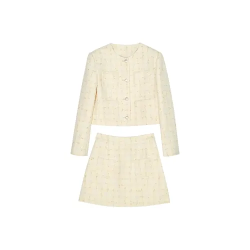 Summer Hooray Skirt Set Women's Light Yellow