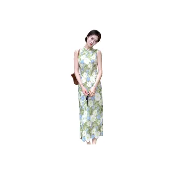 FLIM Sleeveless Dresses Women's Pine Green