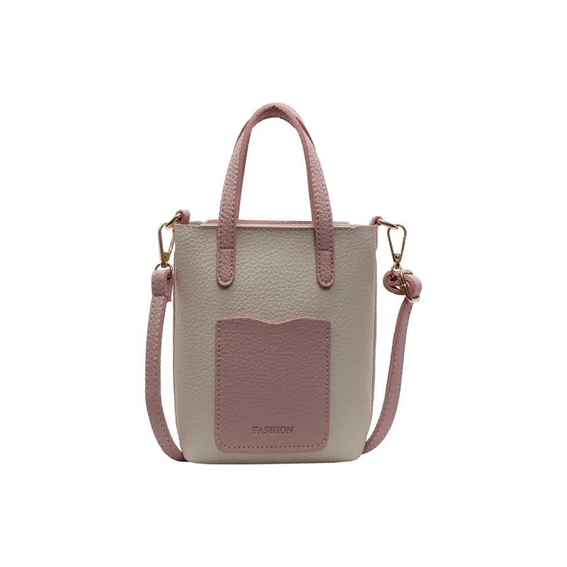 TOUTSEUL YOLO PU Shoulder Bag, Crossbody Bag, Handbag Women's White/Pink/Brown/Black-6