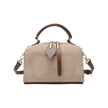 MEXICAN PU Handbag Women's Apricot/Malt Brown/Black