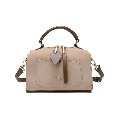 MEXICAN PU Handbag Women's Apricot/Malt Brown/Black