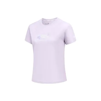 QIAODAN T Shirt Women's Taro Paste Purple