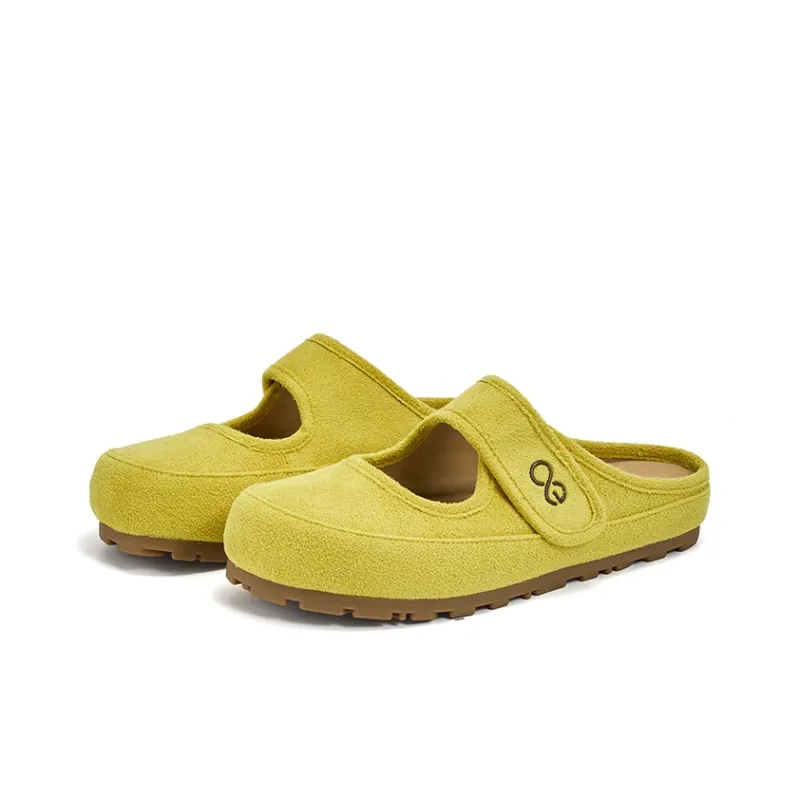 LINGPAO Rubber Sole Stitching Slip Resistant Closed Toe Slippers Women's-6