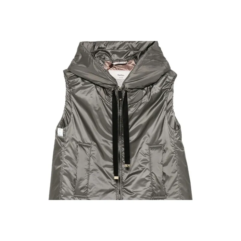 MaxMara Greengo Zip Up Drawstring Gilet-1