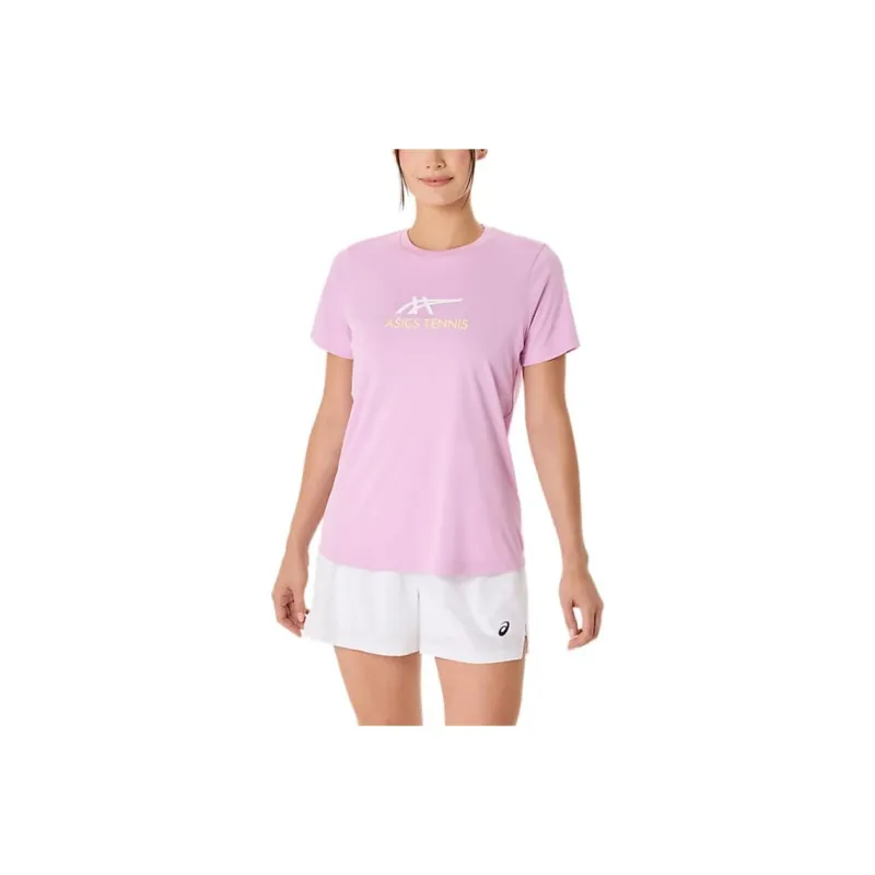 Asics Tennis Top Women's Pink/White-0