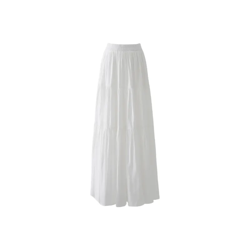 ZXZA Casual Long Skirts Women's-4