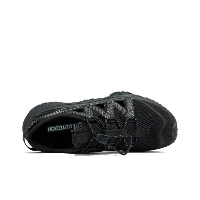 361° Slip Resistant Lightweight Abrasion Resistant River Trekking Shoes Men's Obsidian Black-4