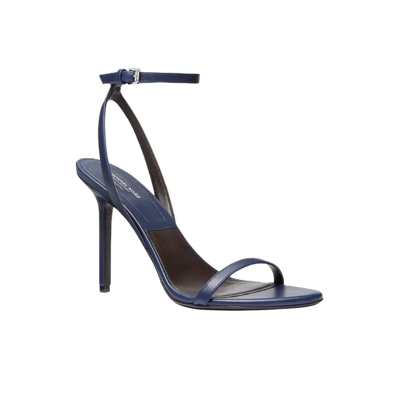 MICHAEL KORS Gwyneth One Strap Sandals 9.9cm Women's Blue-2
