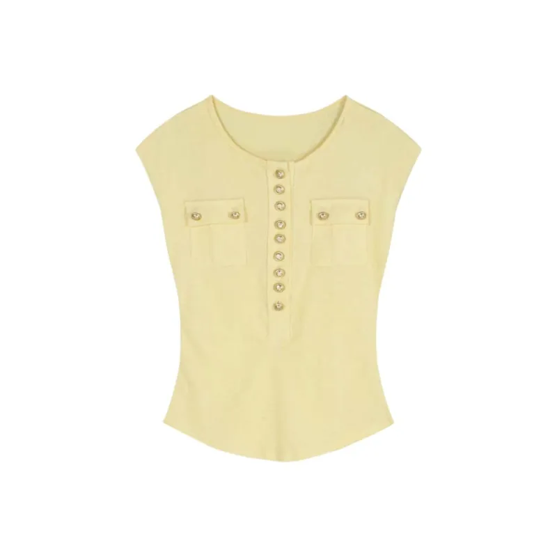 GOSO Flutter Sleeve T Shirt Women's-0