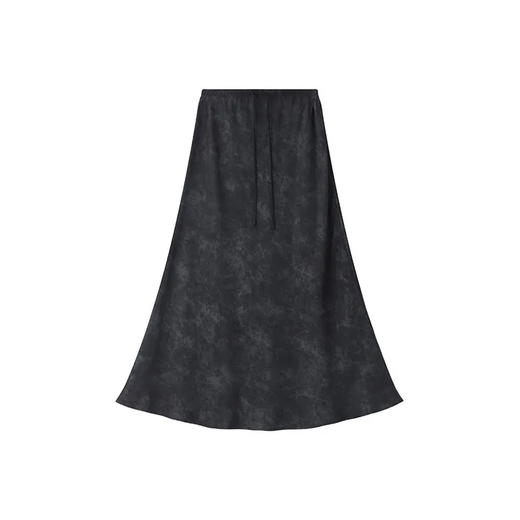 ATUXIU 2025 Spring Summer High Rise Slimming Mid Length Casual Long Skirt Women's-6