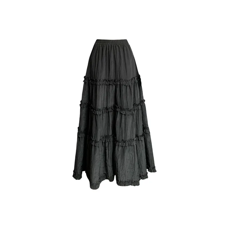 HTHK Casual Long Skirts Women's-0