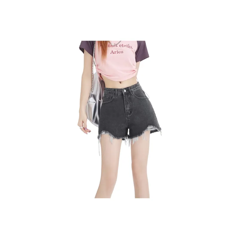 MJB Denim Shorts Women's Gray-0