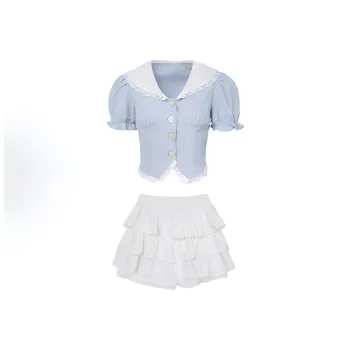 AHDO Two Piece Skirt Sets Women's