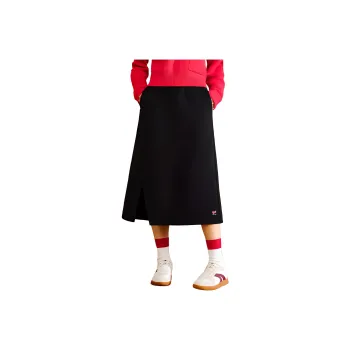 Anta x Kirsh Good Things Happen Casual Long Skirts Women's Basic Black