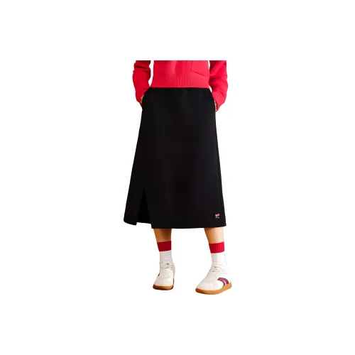 Anta x Kirsh Good Things Happen Casual Long Skirts Women's Basic Black