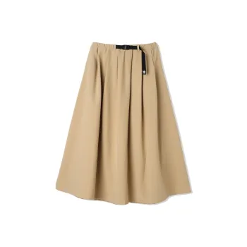 Columbia W Crystal Bend Omni Shield Casual Long Skirt Women's Beach Light Brown
