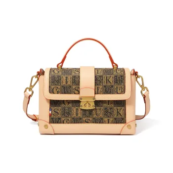 GUSKI Top Grain Cow Leather Shoulder Bag, Crossbody Bag, Handbag Women's Multicolor