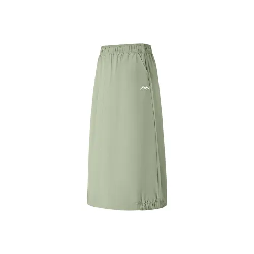 Skechers Casual Long Skirts Women's Seaweed Gray Green