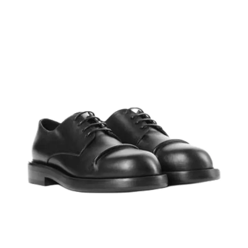 Ann Demeulemeester Kai Pintuck Dress Shoes Men's Black-2
