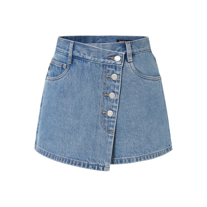 MOCO Denim Shorts Women's Denim Blue-6