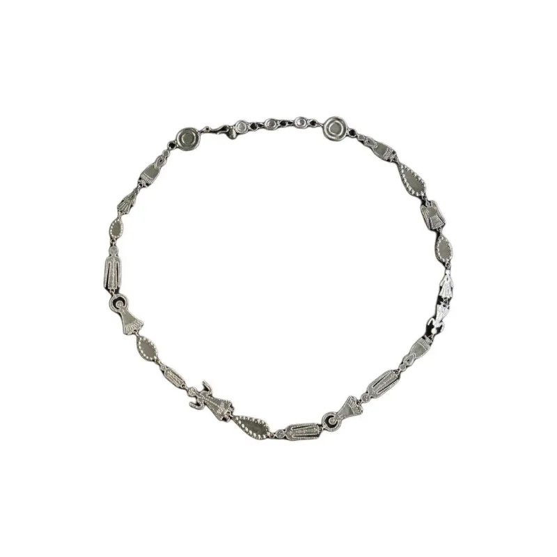 SALE E PEPE 925 Sterling Silver Necklaces Unisex Silver-0