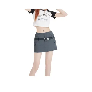 MJB Cargo Short Skirts Women's Gray