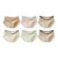 6E Coffee+Light Pink+Light Apricot+Light Yellow+Cyan+Light Apricot