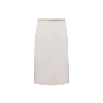 ZARA Casual Long Skirts Women's Raw White