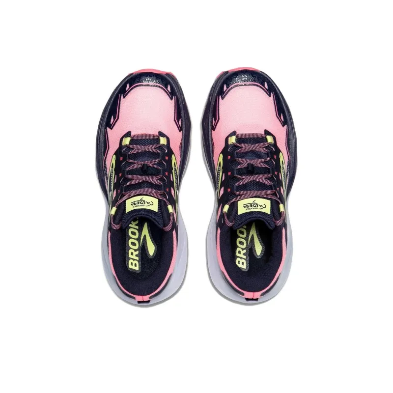 Brooks Anti Slip Wear Resistant Low Top Running Shoes Women's Black Pink-3