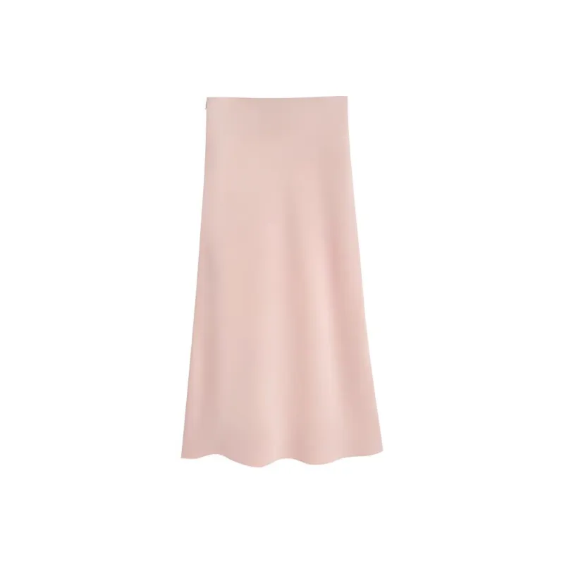 Love To Serve Casual Long Skirt Women's Pink-0