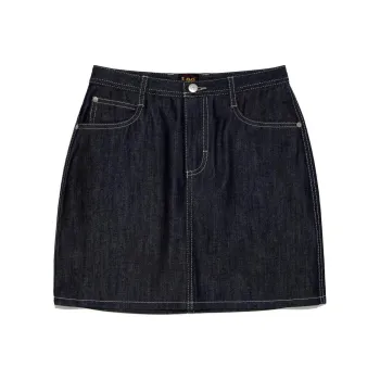 Lee Denim Short Skirts Women's Stunning Blue Dark Color