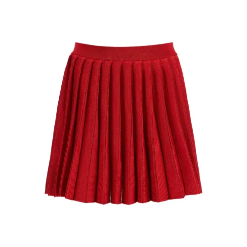 Self portrait Pleated Knitted Mini Skirt