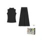 Black Top+Black Skirt