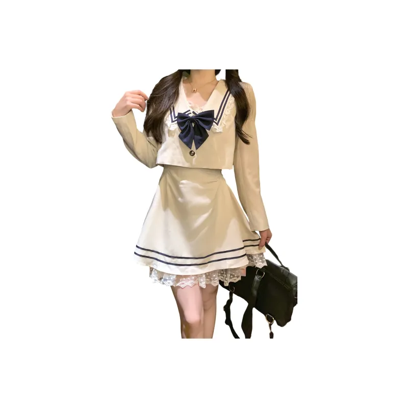 PAVEA Two Piece Skirt Sets Women's-0