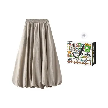 ZVJH Casual Long Skirts Women's