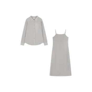 IHIMI Skirt Set Women's Pea Green