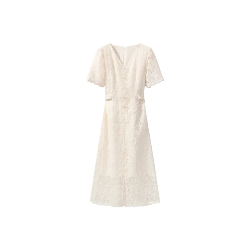 FAIRWHALE Short Sleeved Dress Women's-0