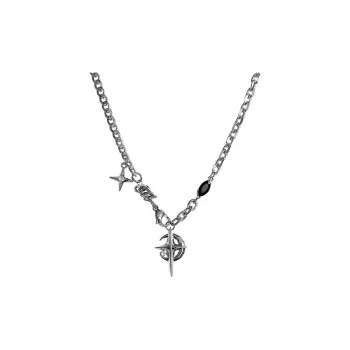 ALIEN BANG Titanium Steel Necklaces Unisex