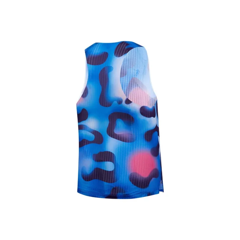 QIAODAN Feiying Tank Top Men's Pink Blue Leopard Print Blended Print-1