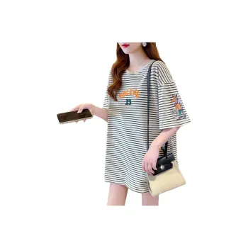 XIANSINIAO Drop Shoulder Sleeve T Shirt Women's