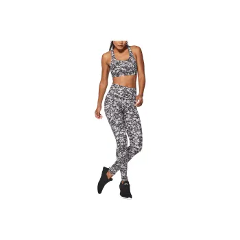 Lululemon Wunder Under Athletic Trousers Women's Black And White Print